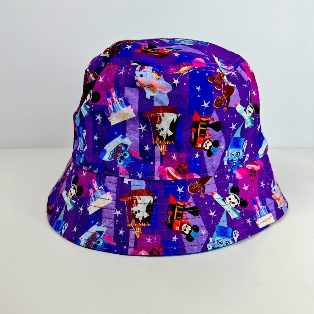 Disney 100 Joey Chou Attractions Mickey Mouse Reversible Bucket Hat Adult size